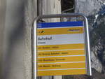 PostAuto/690219/214200---postauto-haltestelle---glarus-bahnhof (214'200) - PostAuto-Haltestelle - Glarus, Bahnhof - am 15. Februar 2020