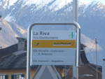 (214'710) - PostAuto-Haltestelle - Vira (Gambarogno), La Riva - am 21. Februar 2020