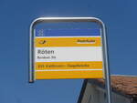 (227'769) - PostAuto-Haltestelle - Benken SG, Rten - am 4.