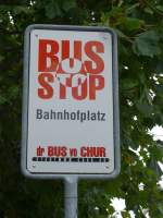 (165'226) - SBC-Haltestelle - Chur, Bahnhofplatz - am 19.
