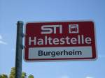 (128'206) - STI-Haltestelle - Steffisburg, Burgerheim - am 1. August 2010