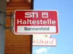 (128'208) - STI-Haltestelle - Steffisburg, Sonnenfeld - am 1.