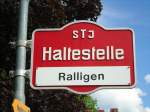 (128'229) - STI-Haltestelle - Merligen, Ralligen - am 1.