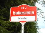 (128'233) - STI-Haltestelle - Sundlauenen, Nastel - am 1. August 2010