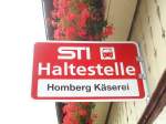 (128'760) - STI-Haltestelle - Homberg, Homberg Kserei - am 15.