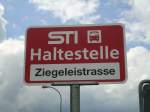 (128'769) - STI-Haltestelle - Steffisburg, Ziegeleistrasse - am 15.