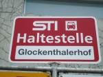 (130'298) - STI-Haltestelle - Steffisburg, Glockenthalerhof - am 10. Oktober 2010