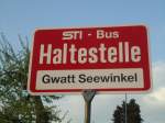 (133'350) - STI-Haltestelle - Gwatt, Gwatt Seewinkel - am 21.