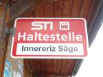 (133'855) - STI-Haltestelle - Eriz, Innereriz Sge - am 28. Mai 2011