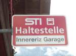 (133'859) - STI-Haltestelle - Eriz, Innereriz Garage - am 28. Mai 2011