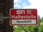 (133'861) - STI-Haltestelle - Eriz, Gysenbhl - am 28. Mai 2011
