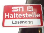 (133'866) - STI-Haltestelle - Eriz, Losenegg - am 28.