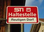 (134'637) - STI-Haltestelle - Reutigen, Reutigen Dorf - am 2.