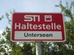 (135'474) - STI-Haltestelle - Unterseen, Unterseen am 14.