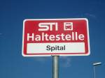 (135'476) - STI-Haltestelle - Unterseen, Spital - am 14.