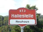 (135'480) - STI-Haltestelle - Unterseen, Neuhaus - am 14.