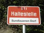 (135'483) - STI-Haltestelle - Sundlauenen, Sundlauenen Dorf - am 14. August 2011