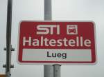 (136'619) - STI-Haltestelle - Fahrni, Lueg - am 17.