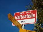 STI Thun/284114/136692---sti-haltestelle---sigriswil-port (136'692) - STI-Haltestelle - Sigriswil, Port - am 31. Oktober 2011