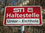 (136'755) - STI-Haltestelle - Heiligenschwendi, Unter-Eichholz - am 20.