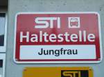 STI Thun/284447/136767---sti-haltestelle---goldiwil-jungfrau (136'767) - STI-Haltestelle - Goldiwil, Jungfrau - am 21. November 2011