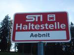 STI Thun/284449/136769---sti-haltestelle---heiligenschwendi-aebnit (136'769) - STI-Haltestelle - Heiligenschwendi, Aebnit - am 21. November 2011