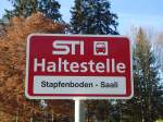 (136'770) - STI-Haltestelle - Heiligenschwendi, Stapfenboden-Saali - am 21.