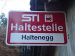 (136'771) - STI-Haltestelle - Heiligenschwendi, Haltenegg - am 21. November 2011