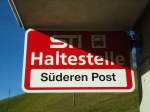(136'774) - STI-Haltestelle - Sderen, Sderen Post - am 21. November 2011