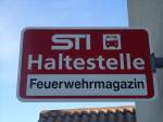 (136'777) - STI-Haltestelle - Wachseldorn, Feuerwehrmagazin - am 21. November 2011