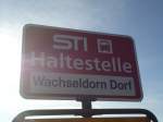 STI Thun/284458/136778---sti-haltestelle---wachseldorn-wachseldorn (136'778) - STI-Haltestelle - Wachseldorn, Wachseldorn Dorf - am 21. November 2011