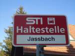 STI Thun/284465/136785---sti-haltestelle---jassbach-jassbach (136'785) - STI-Haltestelle - Jassbach, Jassbach - am 21. November 2011