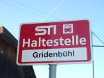STI Thun/284466/136786---sti-haltestelle---linden-gridenbuehl (136'786) - STI-Haltestelle - Linden, Gridenbhl - am 21. November 2011