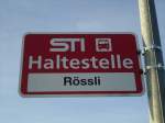 (136'803) - STI-Haltestelle - Wattenwil, Rssli - am 22. November 2011