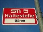 STI Thun/284484/136804---sti-haltestelle---wattenwil-baeren (136'804) - STI-Haltestelle - Wattenwil, Bren - am 22. November 2011