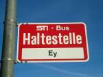 (136'807) - STI-Haltestelle - Wattenwil, Ey - am 22. November 2011