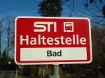 (136'811) - STI-Haltestelle - Blumenstein, Bad - am 22. November 2011