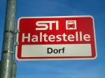 (136'812) - STI-Haltestelle - Blumenstein, Dorf - am 22.