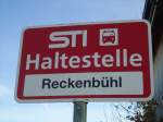 STI Thun/284495/136817---sti-haltestelle---blumenstein-reckenbuehl (136'817) - STI-Haltestelle - Blumenstein, Reckenbhl - am 22. November 2011