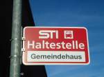 (136'829) - STI-Haltestelle - Blumenstein, Gemeindehaus - am 22.