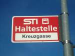 (136'837) - STI-Haltestelle - Pohlern, Kreuzgasse - am 22.