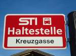 (136'845) - STI-Haltestelle - Oberstocken, Kreuzgasse - am 22.