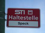 STI Thun/284524/136848---sti-haltestelle---hfen-speck (136'848) - STI-Haltestelle - Hfen, Speck - am 22. November 2011