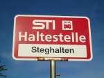 (136'854) - STI-Haltestelle - Amsoldingen, Steghalten - am 22.