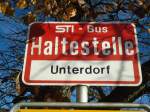 (137'056) - STI-Haltestelle - Tschingel, Unterdorf - am 28. November 2011