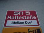 (148'300) - STI-Haltestelle - Bleiken, Bleiken Dorf - am 14. Dezember 2013