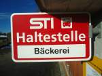 (148'323) - STI-Haltestelle - Wangelen, Bckerei - am 15.