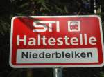 (148'326) - STI-Haltestelle - Bleiken, Niederbleiken - am 15.