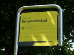 (153'725) - STI-Haltestelle - Steffisburg, Schwandenbad - am 10. August 2014