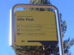 STI Thun/721883/222865---sti-haltestelle---heiligenschwendi-alte (222'865) - STI-Haltestelle - Heiligenschwendi, Alte Post - am 27. November 2020